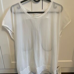Lululemon Women's if you’re lucky short sleeve sheer top